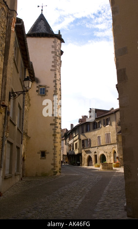 Der Brunnen, Beaulieu Sur Dordogne Stockfoto