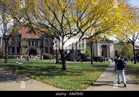 Der Campus der Brown University in Providence, Rhode Island Stockfoto