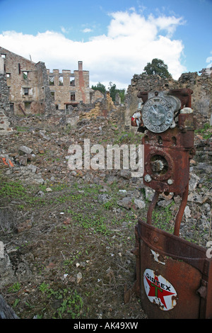 Oradour-Sur-Glane war eine Dorf in Frankreich am 10. Juni 1944 zerstört Stockfoto