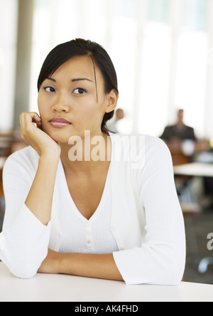 Junge Frau, Porträt Stockfoto