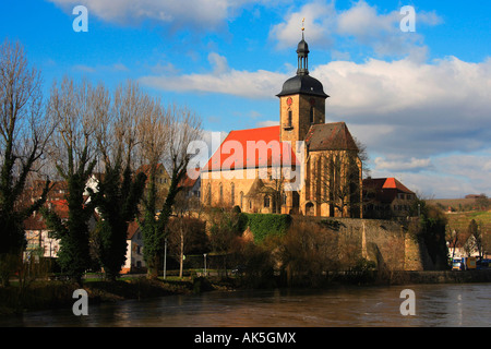 Regiswindis Kirche / Lauffen Stockfoto