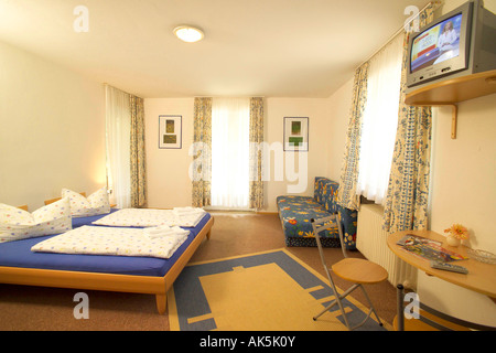 Landsberg / Gästezimmer Stockfoto