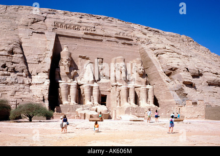 Abu Simbel Tempel Stockfoto