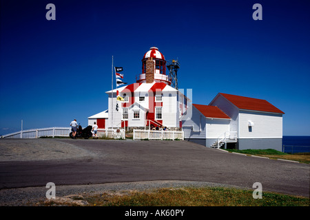 Leuchtturm / Cape Bonavista Stockfoto