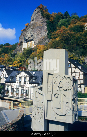 Rock-Kirche / Idar-Oberstein Stockfoto