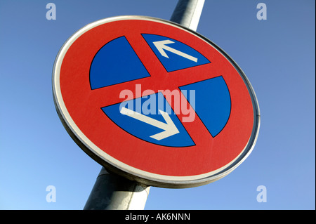 stoppen Zeichen Beschränkung Stockfoto