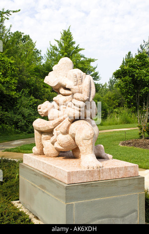 Jacques Lipchitz Kalkstein Bildhauerei an Frederik Meijer Gardens Grand Rapids Michigan MI Stockfoto