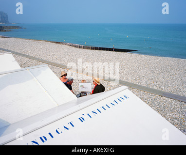 FRANKREICH NORMANDIE LES PETITES DALLES Stockfoto