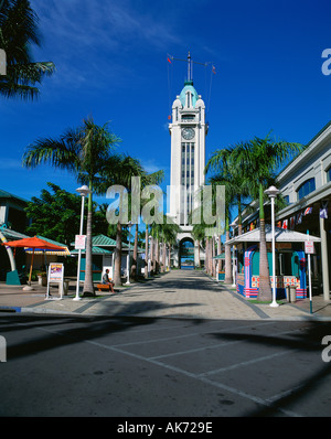 Aloha Tower Marktplatz Honolulu Hawaii USA Stockfoto