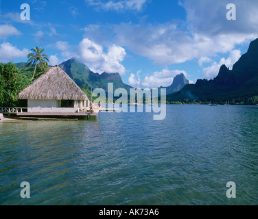 Club Bali Hai Cook s Bucht Moorea Französisch-Polynesien Stockfoto