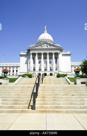 Die Wisconsin State Capitol building in Madison WI Stockfoto