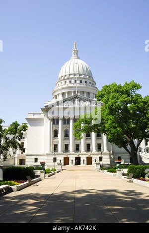 Die Wisconsin State Capitol building in Madison WI Stockfoto