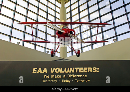 Pitts Special in der Lobby des EAA Museum Oshkosh Wisconsin WI Stockfoto