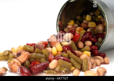 Drei Bohnensalat Stockfoto