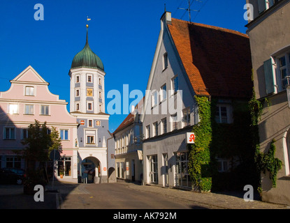 Stadttor / Burgau Stockfoto