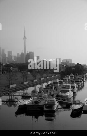 Toronto Ontario Kanada Nordamerika Skyline Blick Stockfoto