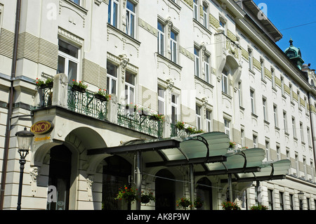 Grand Hotel Union / Ljubljana Stockfoto