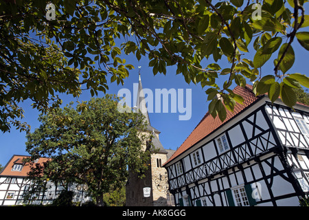 historisches Dorf Zentrum von Wetter-Wengern, Wetter/Ruhr, Ruhrgebiet, Nordrhein-Westfalen, Deutschland Stockfoto