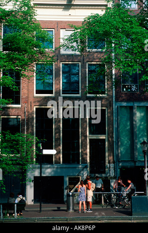 Anne-Frank-Haus / Amsterdam Stockfoto