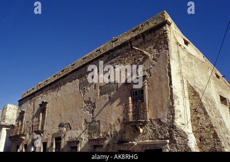 Die Casa de la Moneda - die alte Münze 19. Jahrhundert Silber Bergbau Stadt von Real de Catorce, Bundesstaat San Luis Potosí, Mexiko Stockfoto