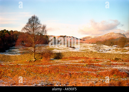 Winter, Landschaft, Seenplatte, Cumbria, England, uk Stockfoto