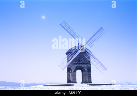 Windmühle Chesterton, Torheit, Fosse Way, Warwickshire, England, UK Stockfoto