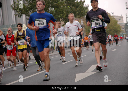 Marathonlauf Marathon, Frankfurt Am Main, Deutschland Stockfoto