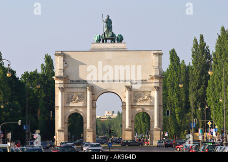 Siegestor in München Stockfoto