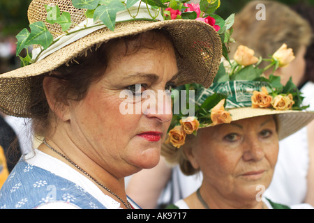 Festival Kocherlball im englischen Garten in München Morgen Bayern Stockfoto