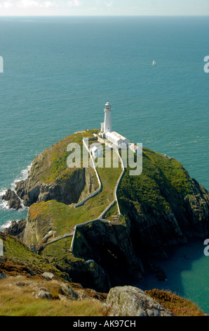 South Stack Leuchtturm Anglesey Nordwales Stockfoto