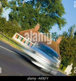 Runnymede Gedenkstätten Windsor Straße alte Windsor Berkshire England UK Stockfoto