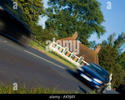 Runnymede Gedenkstätten Windsor Straße alte Windsor Berkshire England UK Stockfoto