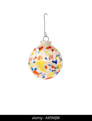 Christbaumschmuck an Haken hängen Stockfoto