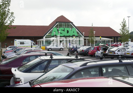 ASDA Supermarkt UK Stockfoto