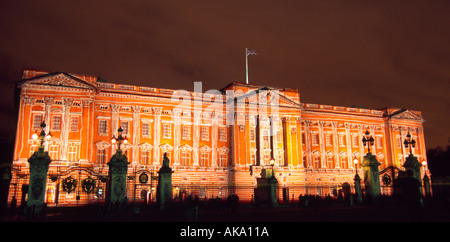 Buckingham Palace Illuminations - London Stockfoto