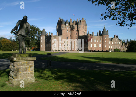 Glamis Castle, Schottland Stockfoto