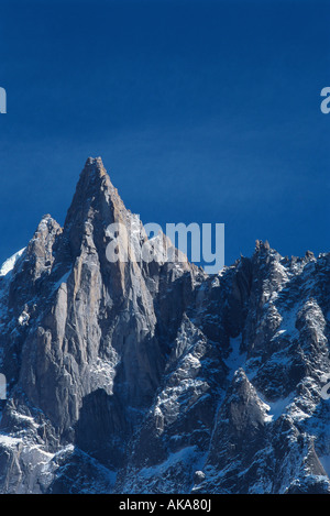 Mont-Blanc-Massiv Stockfoto