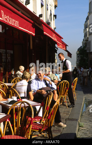 La Boheme-Place du Tertre Montmartre Paris France Stockfoto