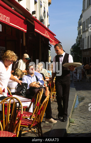 La Boheme-Place du Tertre Montmartre Paris France Stockfoto