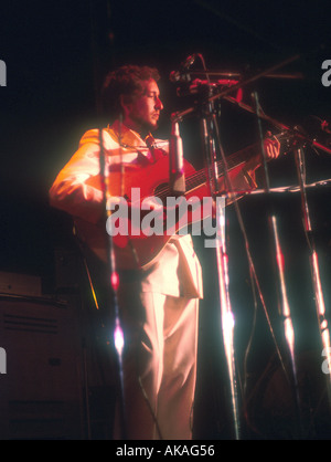 BOB DYLAN auf dem Isle Of Wight Festival 1969 Stockfoto