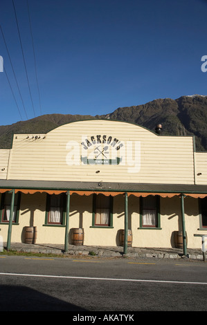 Jackson s Taverne 1868 Arthurs Pass Road West Coast Südinsel Neuseeland Stockfoto