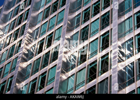 Architektonisches Detail der LaSalle Bank Chicago Illinois bauen Stockfoto