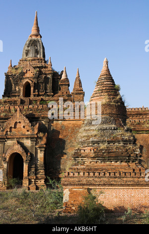 Bagan, Old Bagan, Myanmar, Tempel in der Nähe von Dhammayangyi Phato (Tempel) Stockfoto