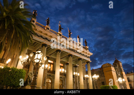 Mexiko, Guanajuato, Guanajuato, Teatro Juarez Staatstheater Stockfoto