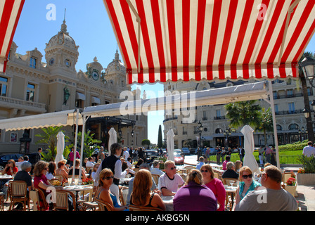 Berühmten Cafe de Paris Casino Platz Monte Carlo Monaco Stockfoto