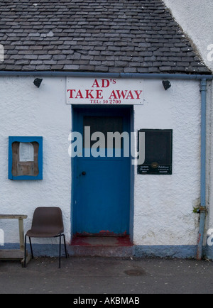 Imbiss in Tarbert, Insel Harris, Schottland Stockfoto