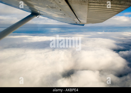 Wolken von oben Stockfoto