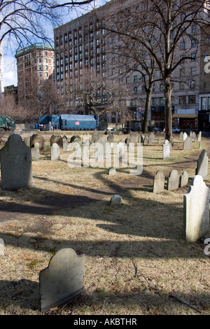 COPPS Hill Burying Ground, Boston Stockfoto