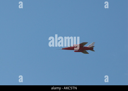 Der Folland Gnat auf dem Display an der Shoreham Airshow 2007. Stockfoto