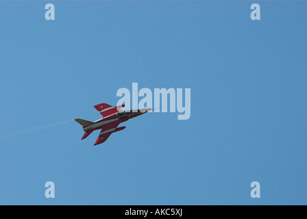 Der Folland Gnat auf dem Display an der Shoreham Airshow 2007. Stockfoto